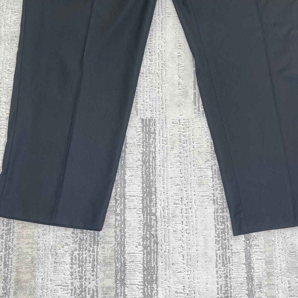 NEW Shaquille O'Neal XLG Mens Big & Tall Stretch Dress Pants Black 56W x 32L - Picture 4 of 11